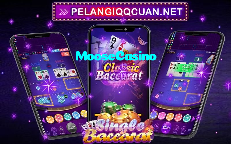 MooseCasino casino presented on mobile device in Pakistan with slots and live games